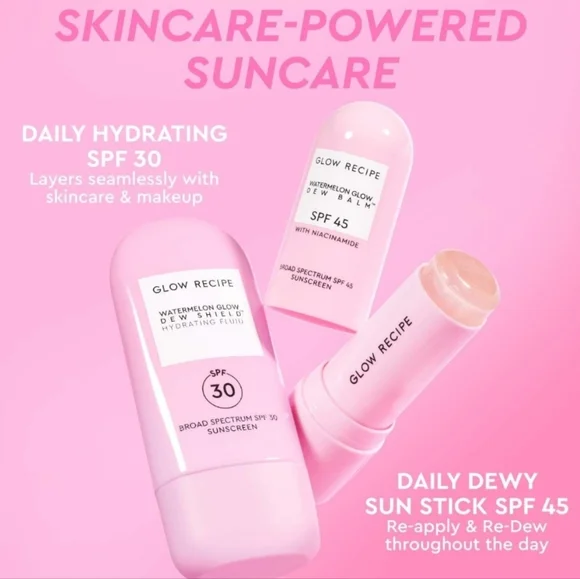 Glow Recipe Watermelon Glow Dew Shield Hydrating Fluid w/Niacinamide SPF 30, NIB - Picture 8 of 8